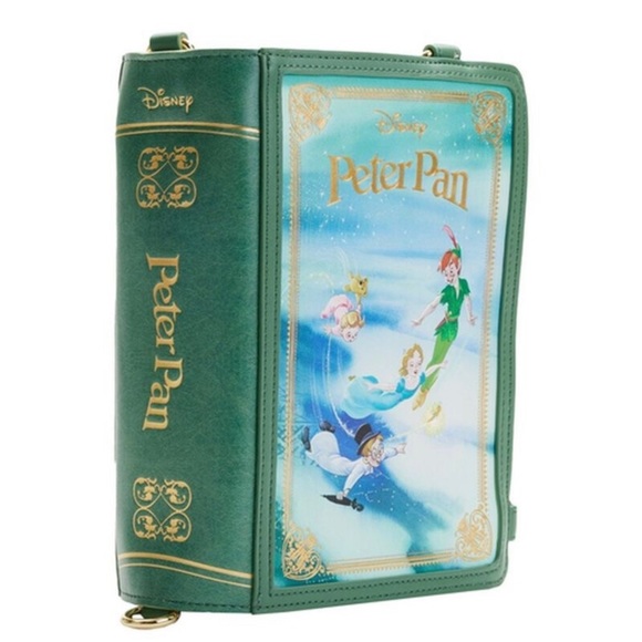 Loungefly Disney Peter Pan Book Satchel Crossbody BNWT - Picture 12 of 16